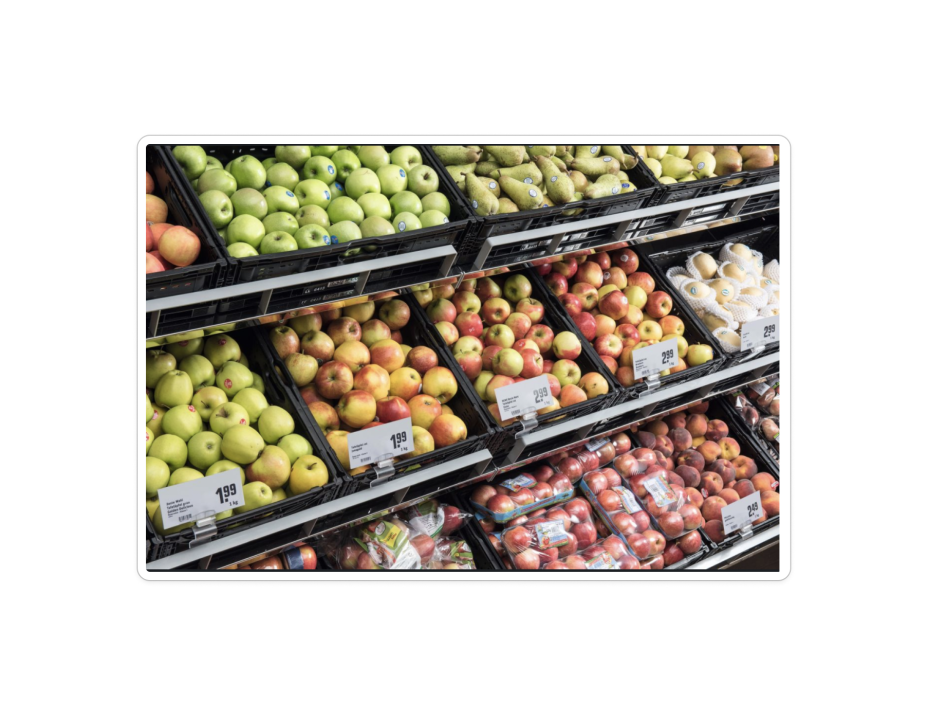 Fruits In a Plastic Crates