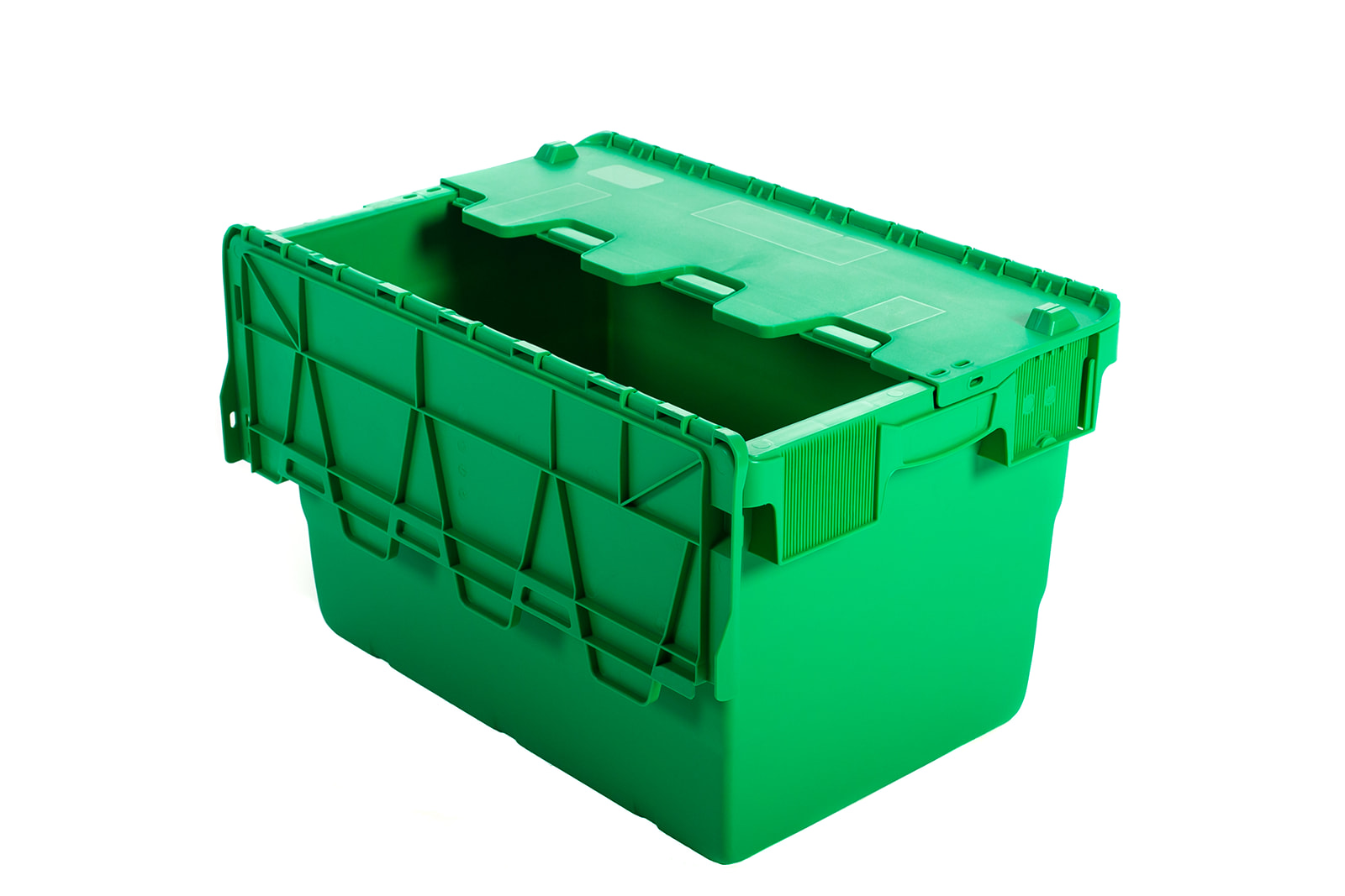 Green tote bin
