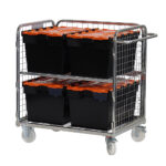 Three Sided Compact Merchandise Picking Trolley - Image 4