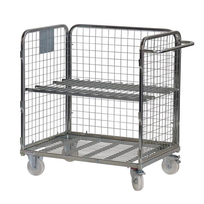 Three Sided Compact Merchandise Picking Trolley - Image 5