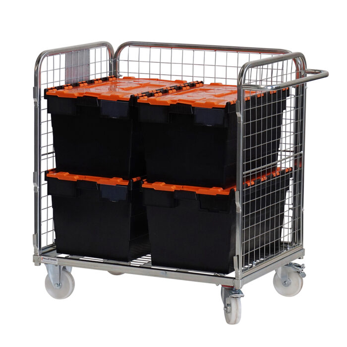 Four-sided-compact-merchandise-picking-trolley 2