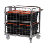 Four Sided Compact Merchandise Picking Trolley
