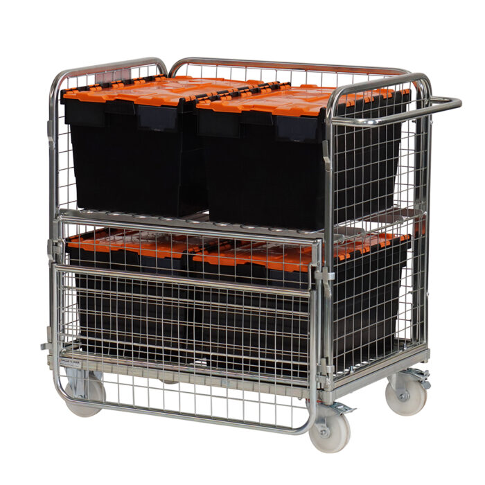 Four-sided-compact-merchandise-picking-trolley 5